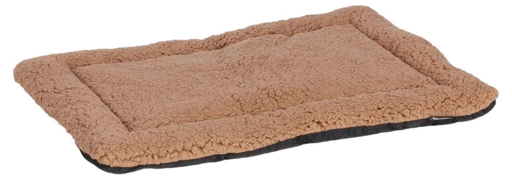 Flamingo Hundekissen Felpa rechteckig mokka, Maße: 55,5 x 38,5 x 2 cm