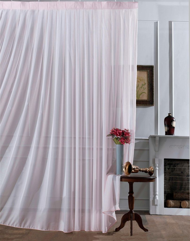 Gardinella Gardine SEDORA ROSA 145 cm x 220 cm – Leichte, moderne Eleganz für jedes Zuhause