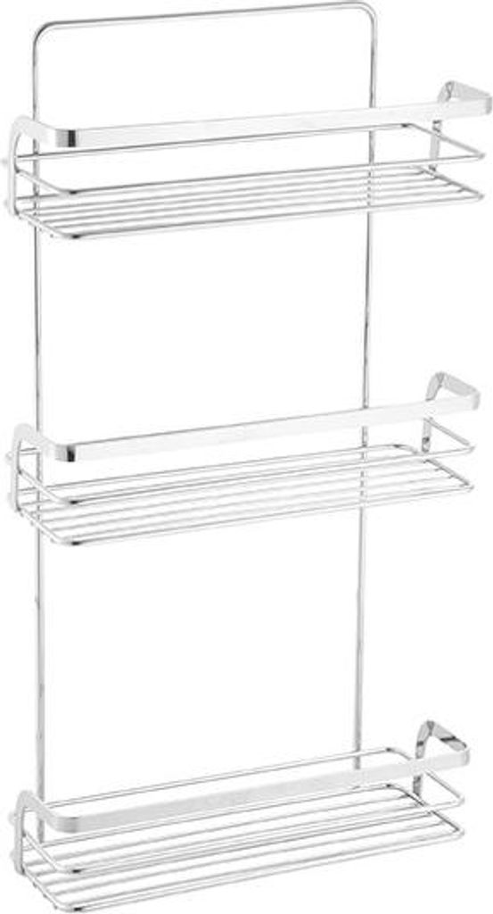 MSV Duschregal Regal Dusche 3-fach Silber Produktbild 