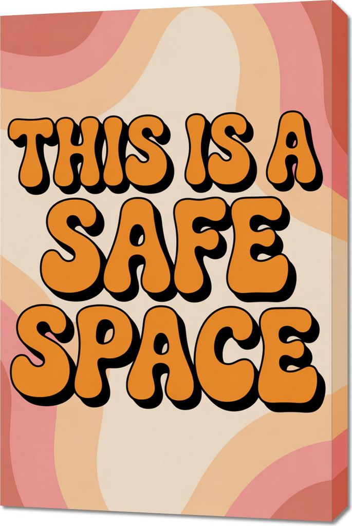 Bild 60x90cm Motivationsaffirmation Retro Vintage Für Das Wohnzimmer Safe Space