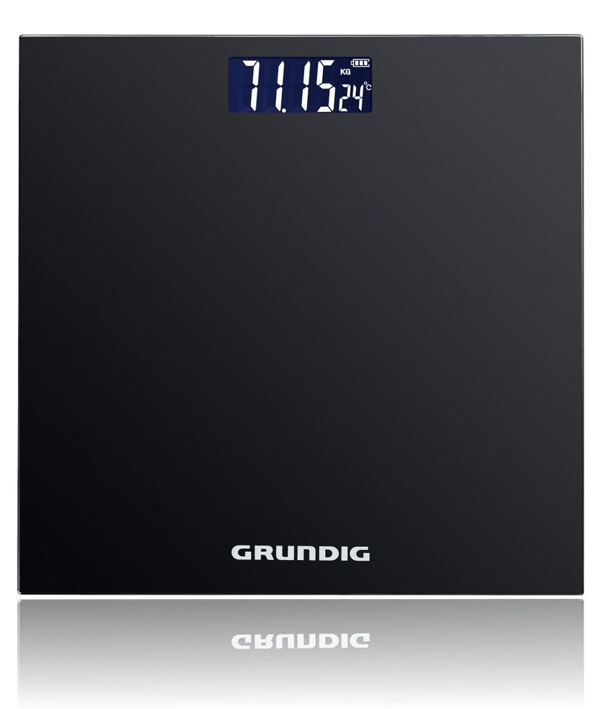 Grundig Personenwaage – Digitale Körperwaage aus Glas – Produktbild 