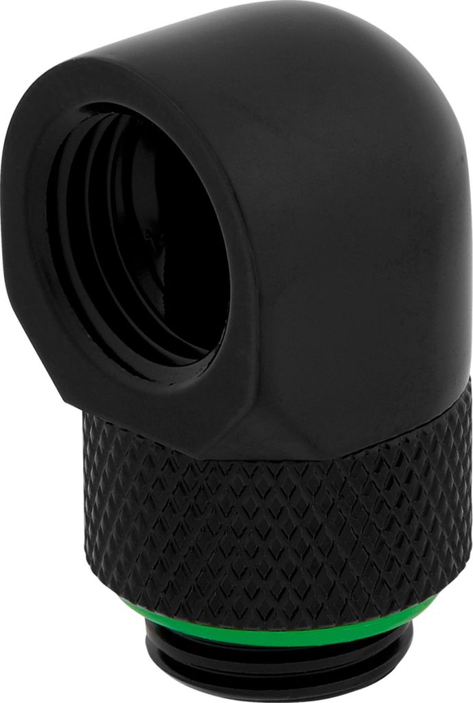 Corsair CX-9055009-WW, Anpassung, Messing, Schwarz, 90°, 2 x 90° Rotary Adapters, Flüssigkeit