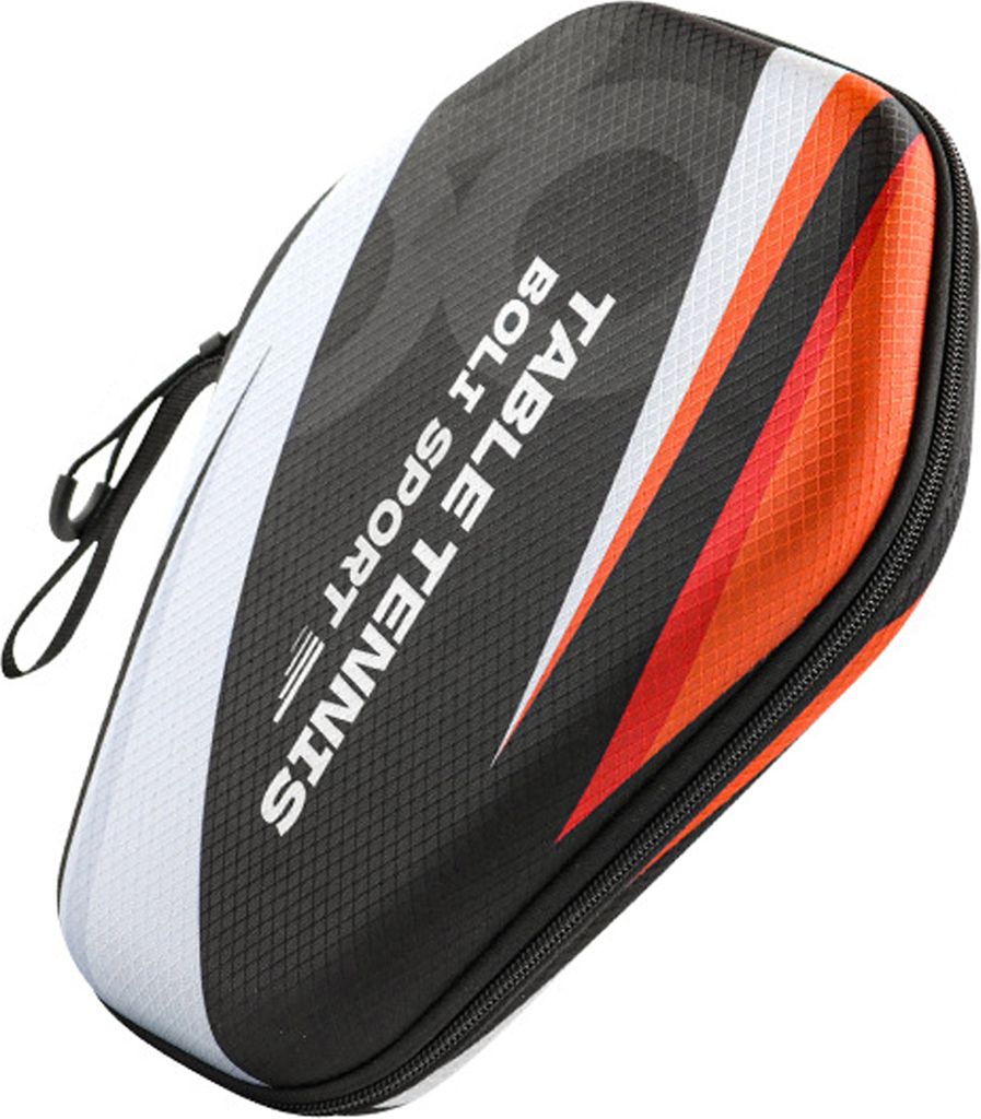 Wasserdichte Tischtennisschlägertasche EVA Ping Pong Paddel Hard Case Hexagonal Tischtennisschlägerabdeckung