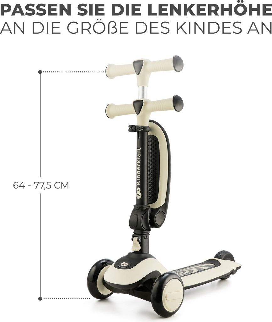 Kinderkraft HALLEY 2in1 - Laufrad & Dreirad Roller - für 1- Produktbild 7