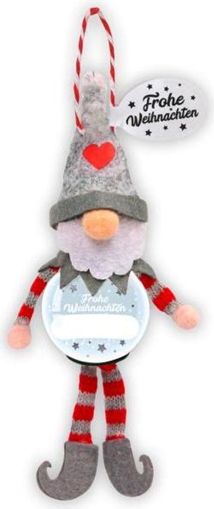 Personalisierte Schneekugeln als Dekoration für Weihnachten, Weihnachtsbaumschmuck, Geschenk- Schneekugel Blanko Wichtel
