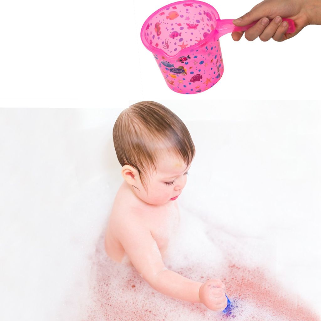 Sevibaby ROSA Baby Bade Tasse für Badewanne Kelle Krug Spülen Dusche Becher 177 