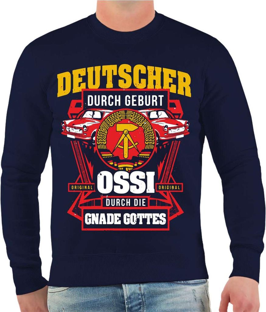 Herren Sweatshirt Ossi durch Gnaden Gottes
