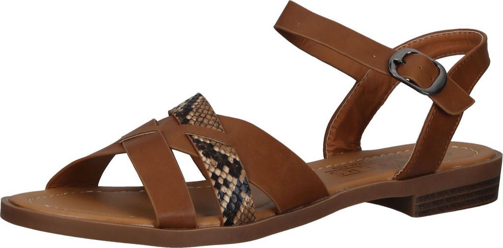 Fitters Footwear Carina Sandalen in Übergrößen Braun 2.156809 Brandy große Damenschuhe