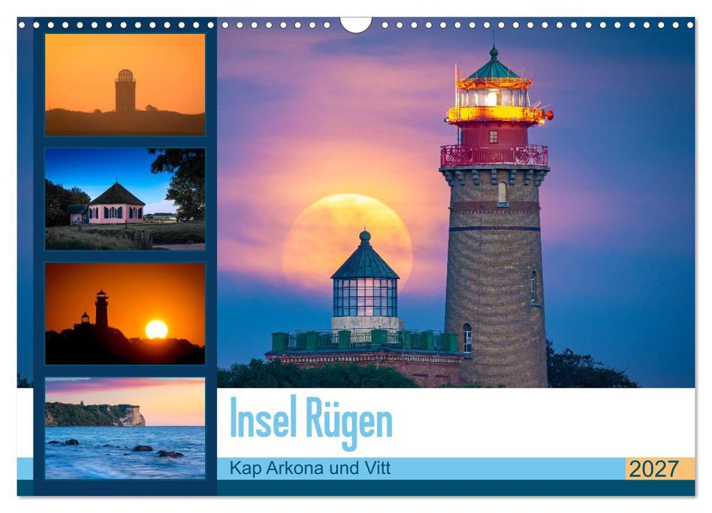 Insel Rügen - Kap Arkona und Vitt (Wandkalender 2027 DIN A3 quer), CALVENDO Monatskalender