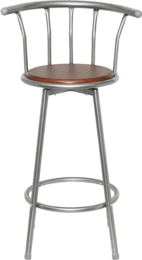 SYFAX™ Sgabelli da Bar Set 2 pz in Acciaio Marroni
