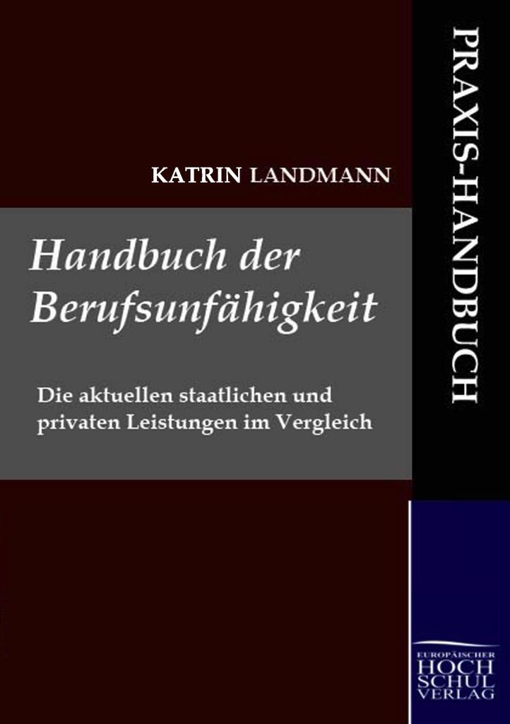 Handbuch der Berufsunfähigkeit