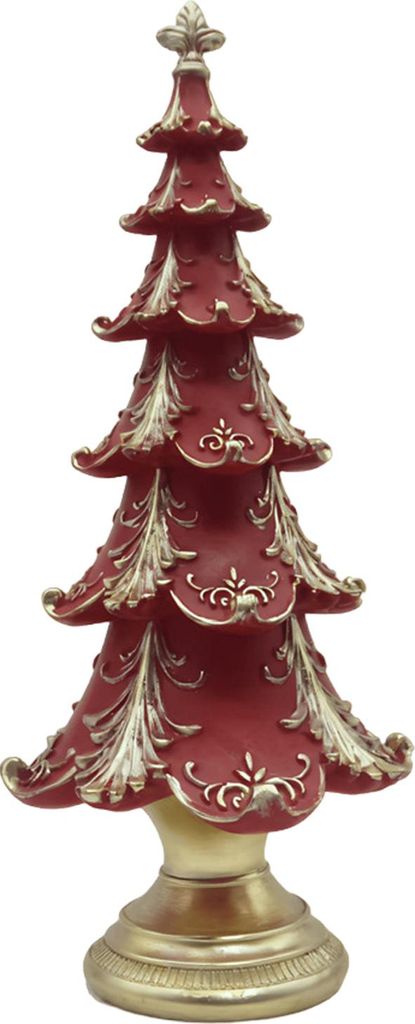 Weihnachtsbaum-Figur, Weihnachtsschmuck aus Kunstharz, schneebedeckte Tischdekoration, elegantes Festtags-Mittelstück für Wohnzimmer, Bücherregal