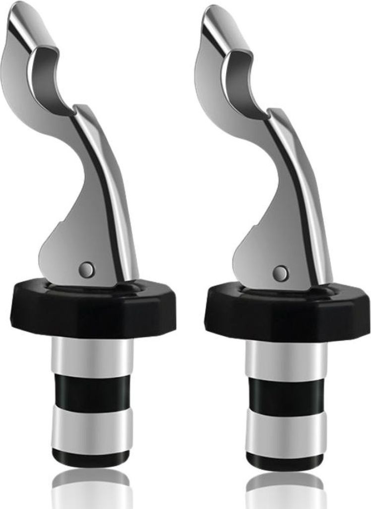 set di 2 - Tappo per bottiglie di vino con leva per Immagine del prodotto 
