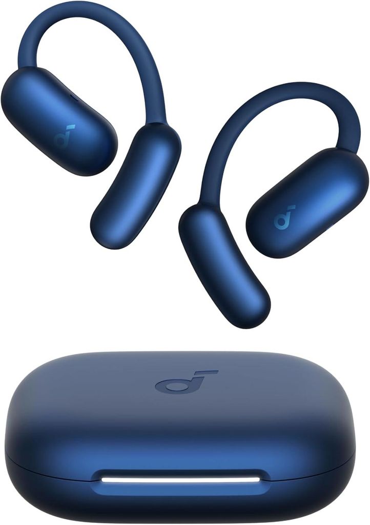 AeroFit 2 by Anker, Open-Ear Kopfhörer,KI-Übersetzung,anpassbare Ohrbügel,Fester Halt,tiefer Bass,Hi-Res Audio,42h Spielzeit,Bluetooth 5.4,Laden...