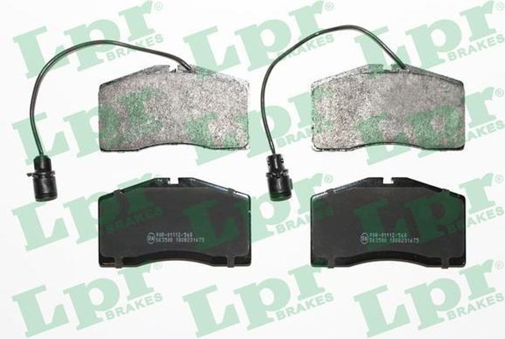 LPR 05P1675 Bremsbelagsatz, Scheibenbremse OE 4D0698151L kompatibel mit A8 4D