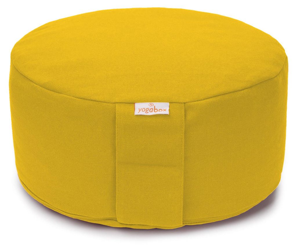 yogabox Meditationskissen BASIC - dotter 30 x 30 x 13 cm Buchweizenschalen