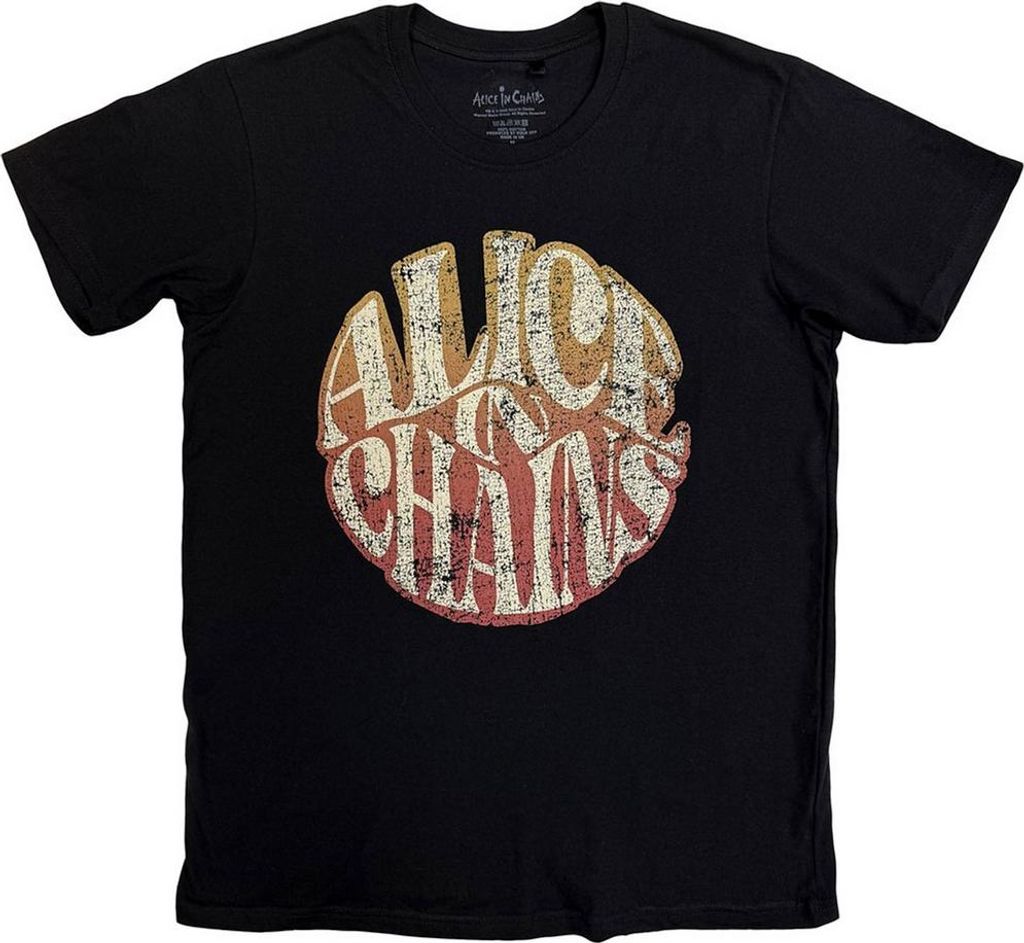 Alice In Chains - T-Shirt für Herren/Damen Uni, Logo RO15039 (XXL) (Schwarz)