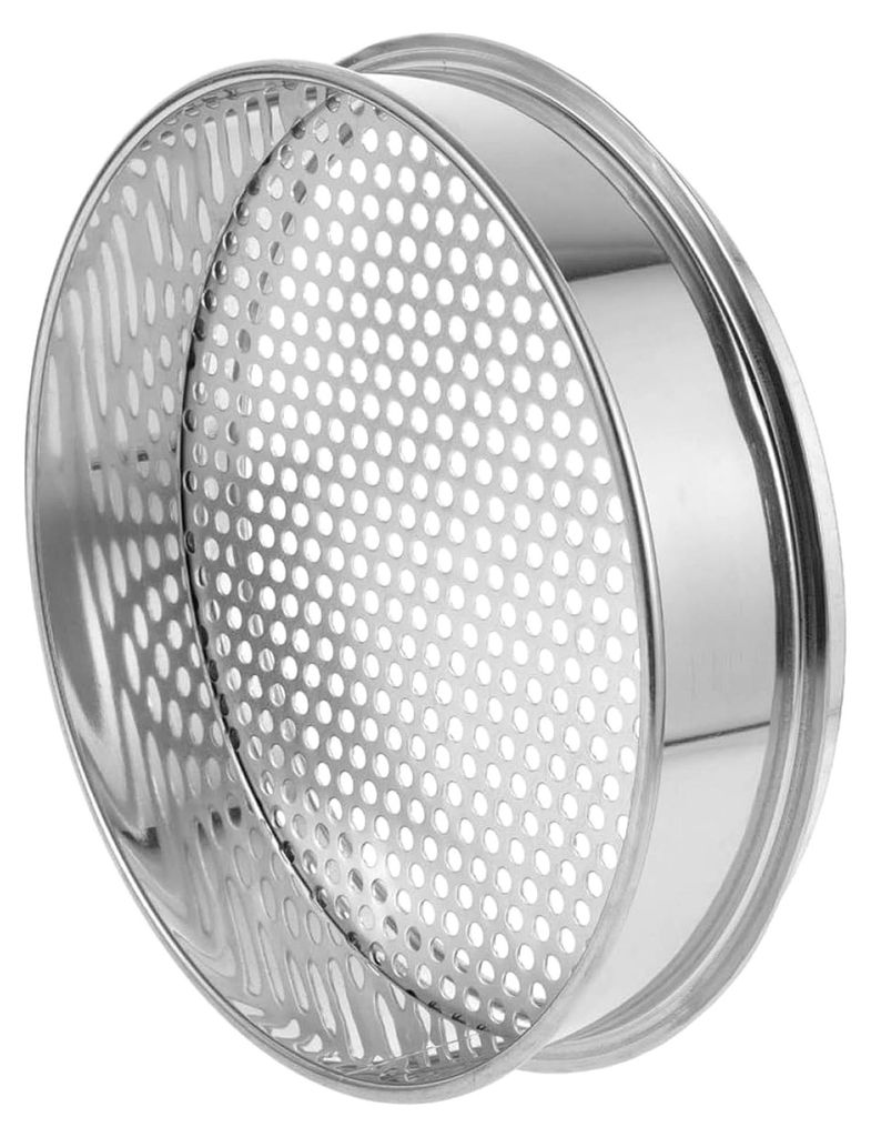 Edelstahl Bodensieb 20cm für Garten- und Bodenfiltration