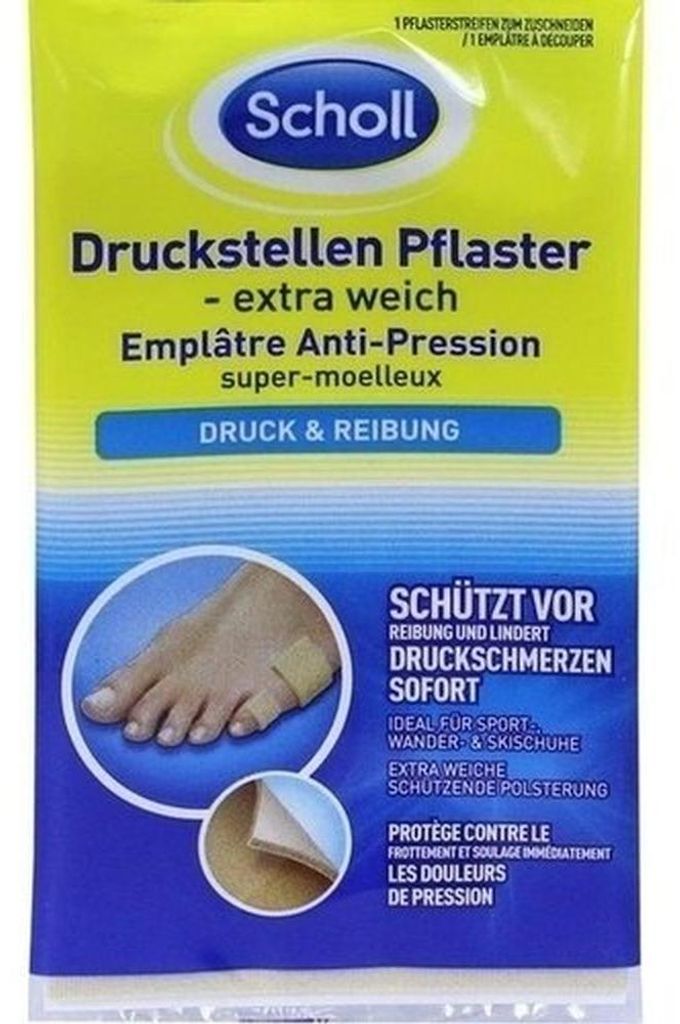 Apósitos para callosidades Scholl, extra suaves, 1 unidad Imagen del producto 