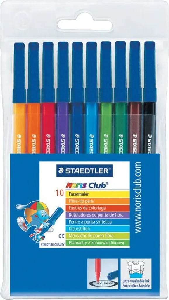 Penne STAEDTLER Noris Punta in Fibra Verde - Qualità Tedesca Originale