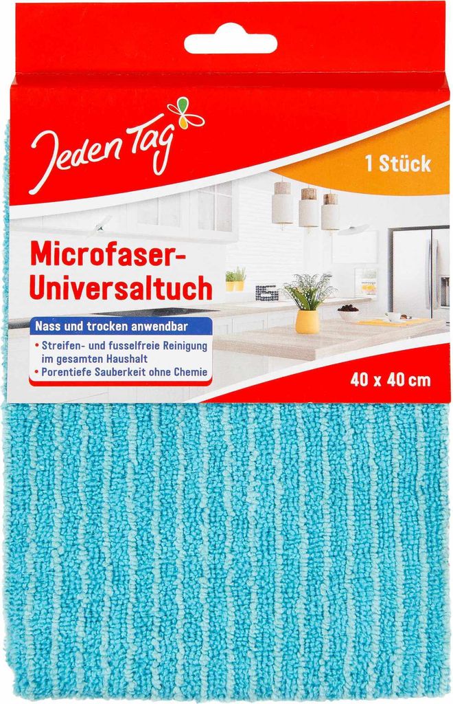 Jeden Tag Microfaser Universaltuch 40x40cm (1Stk) Produktbild 