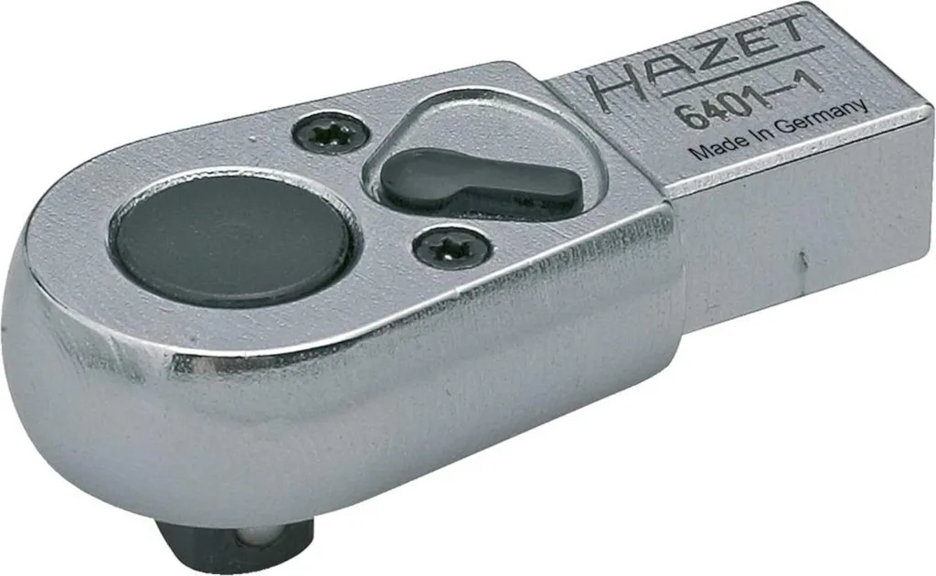 HAZET Bussola a cricchetto reversibile 6401-1 Bussola quadrata 9 x 12 mm Quadrato pieno 6,3 mm (1/4 di pollice)