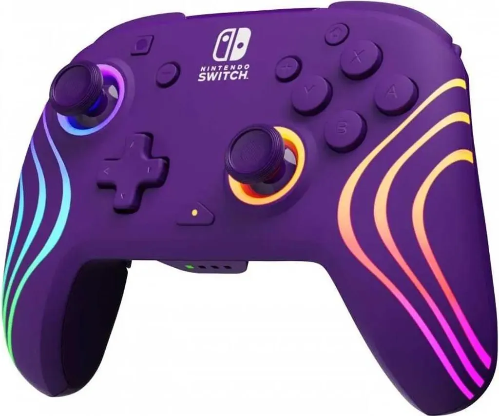 Manette Switch sans fil PDP Afterglow Wave Blanche avec Boutons Mappables - 17