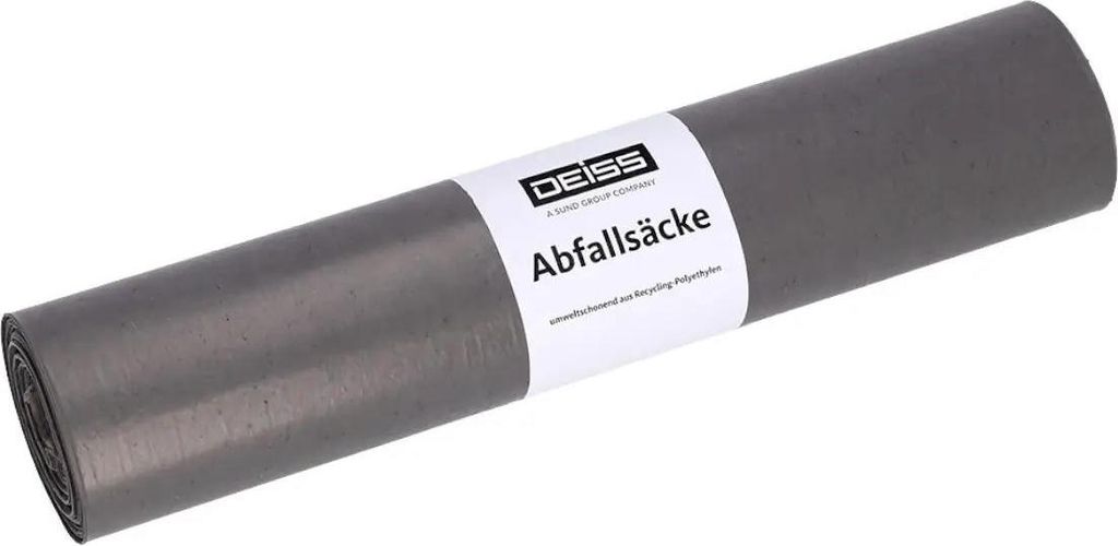 DEISS STANDARD Müllbeutel 30 Liter HDPE grau | 54919