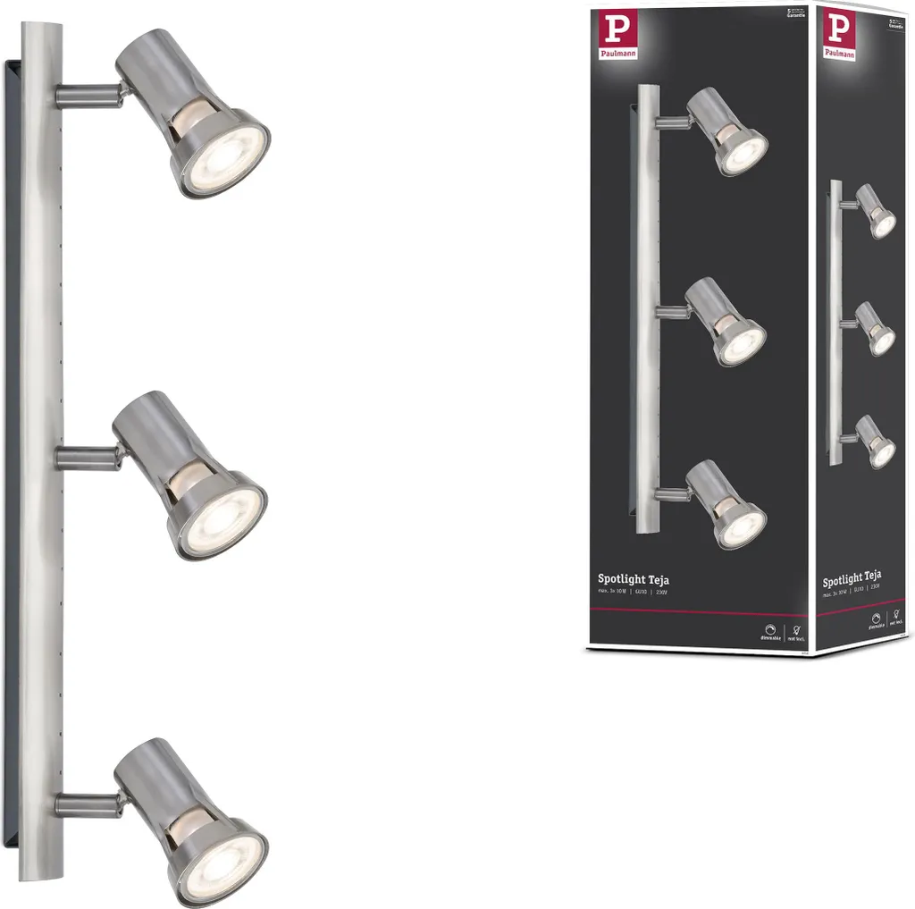 Faretto Paulmann Teja GU10: Illuminazione d'Accento Professionale 230V