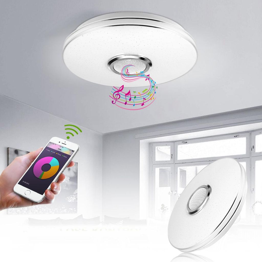 60W Musik LED Deckenleuchte mit Bluetooth Lautsprecher, Produktbild 