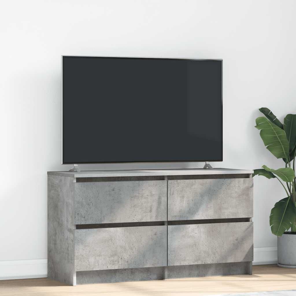 Maison Exclusive - TV-Schrank Betongrau 100x35x54 cm Holzwerkstoff