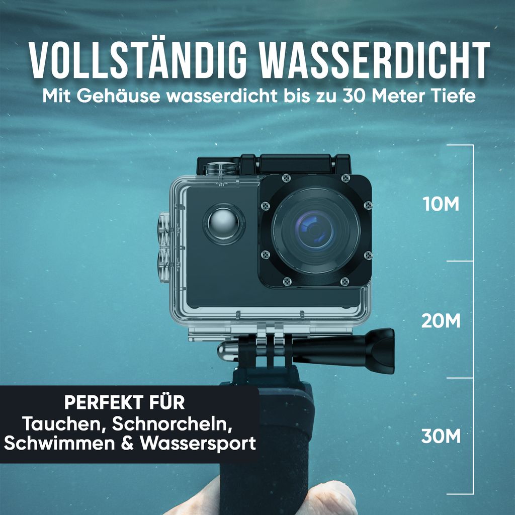 Strex Action Cam 4K 16MP - 60FPS / 30M | Kaufland.de