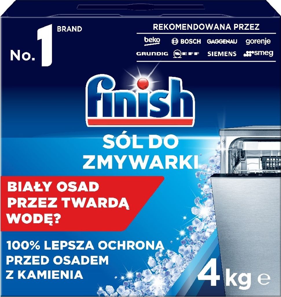 Povrchová úprava, sůl do myčky nádobí, 4 kg Obrázek produktu 2