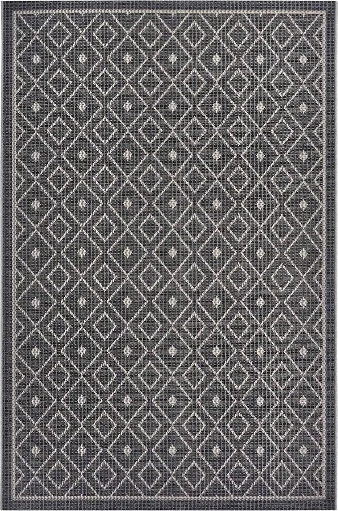 Tapis Kilim d'extérieur LAHAL au motif géométrique original - 160x230cm