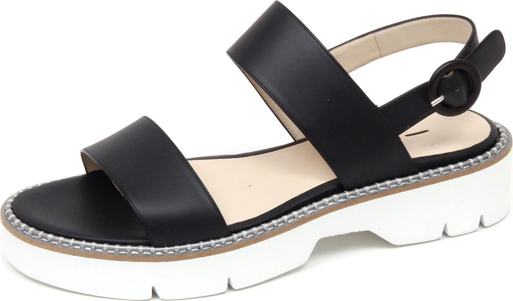 F1792 sandalo donna black UNO 8 UNO 181 AGAV shoe sandal woman