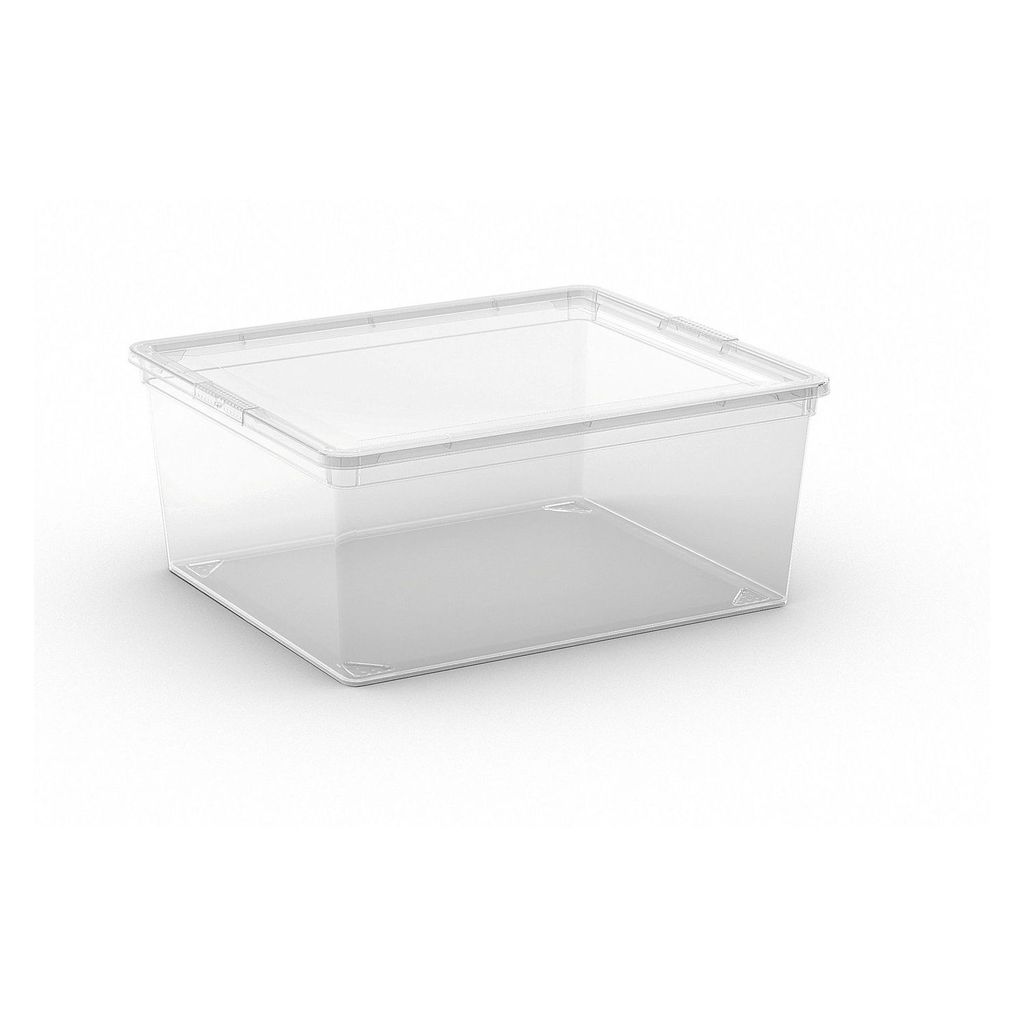 Úložný box C M, 18 litrov, priehľadný Obrázok produktu 