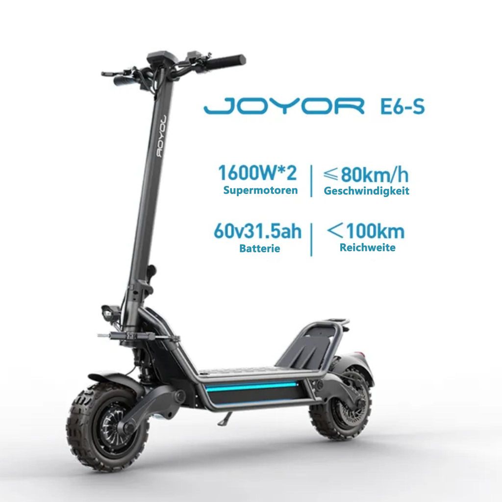 Elektroroller JOYOR E6-S - 1600W*2 Motors 60V31.5AH Produktbild 