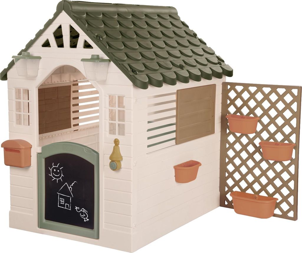 Dolu Garten Grünes Spielhaus mit Zubehör Produktbild 