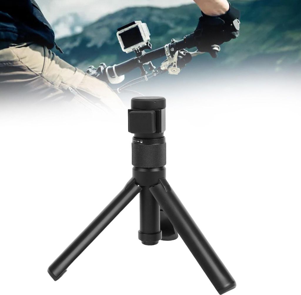 Desktop-Stativ, passend für Insta360 X4 X3 Action-Kamera, tragbarer Tisch-Reise-Selfie-Stick aus Aluminiumlegierung