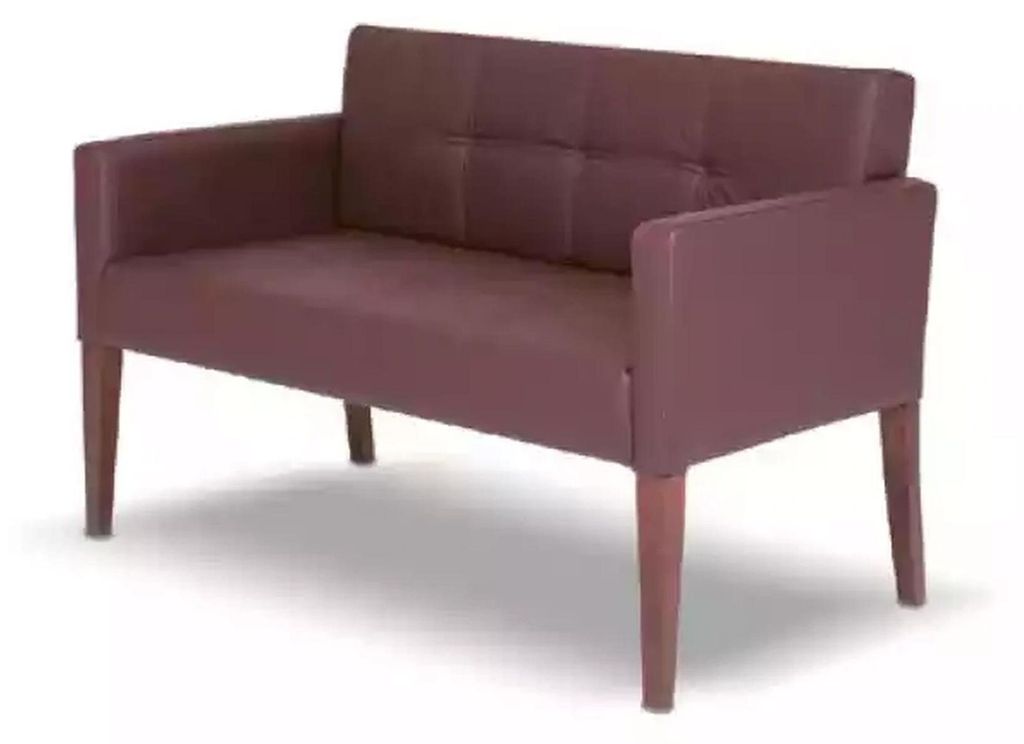 Rosa Zweisitzer Couch Arbeitszimmer Sofa Büromöbel Set Sofa Sitzmöbel