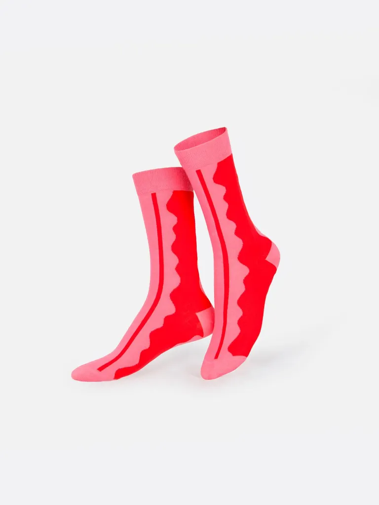 Chaussettes anniversaire lot de 2 en fibres naturelles respirantes