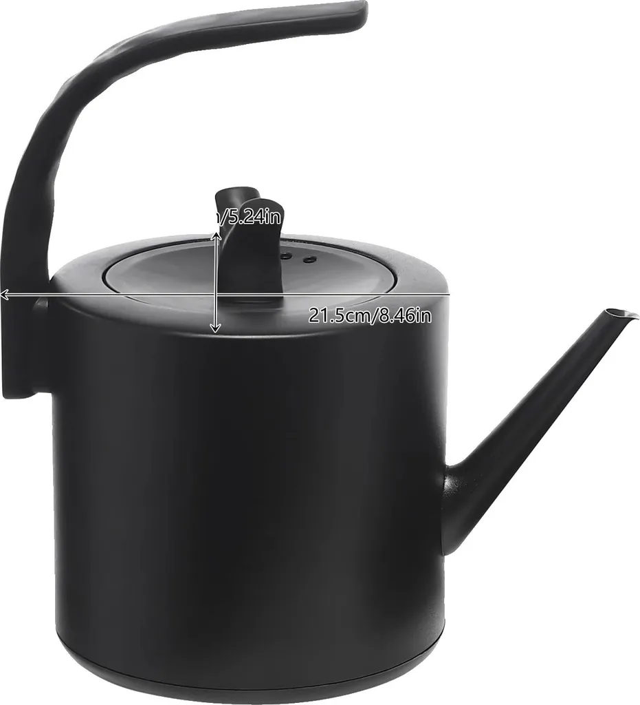 Bollitore Smart Nero Digital: Temperatura Regolabile e Inox 304