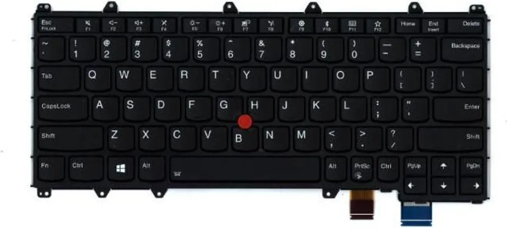 Clavier de Remplacement Lenovo SUNREX Noir Nordique pour Laptop Noir