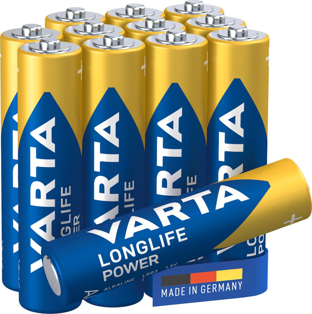 Microbatteria VARTA "Longlife Power" 1,5 V, tipo AAA/LR03, Immagine del prodotto 