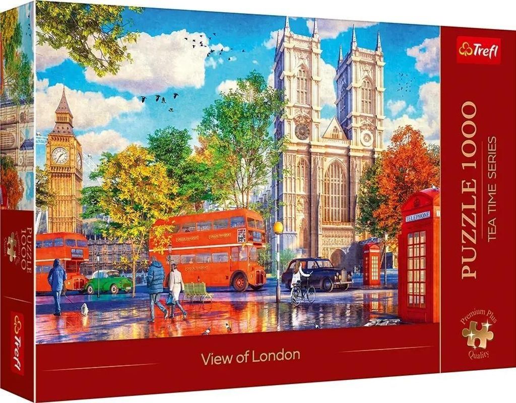 TREFL Puzzle 1000 pièces Premium Plus TeaTime Vue de Image du produit 