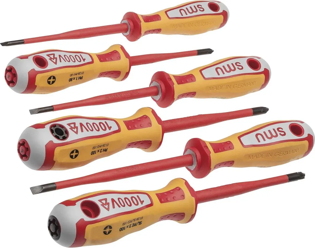 Tournevis électricien VDE NWS 098-7 pour travaux sous tension