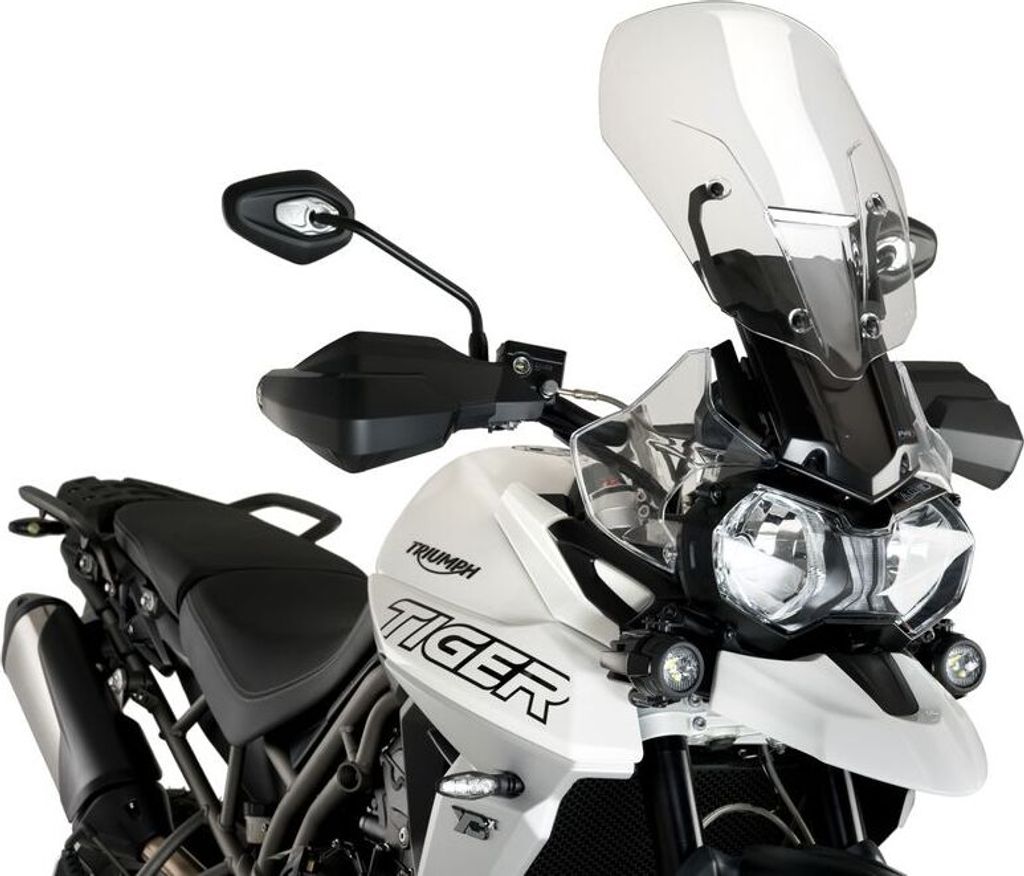 PUIG 3654N E.R.S. (Elektronisches Regulierungsystem für Scheiben) passend fuer TRIUMPH TIGER 800 XCX Schwarz