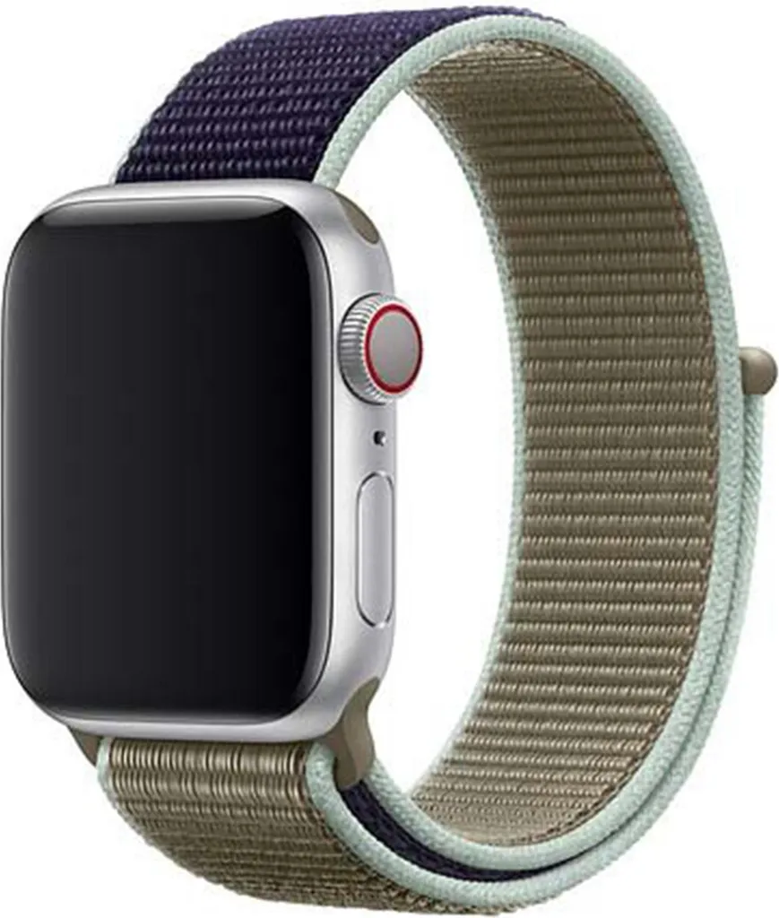 Bracelet Montre Connectée en Nylon Tissé pour Apple Watch 40mm et 41mm