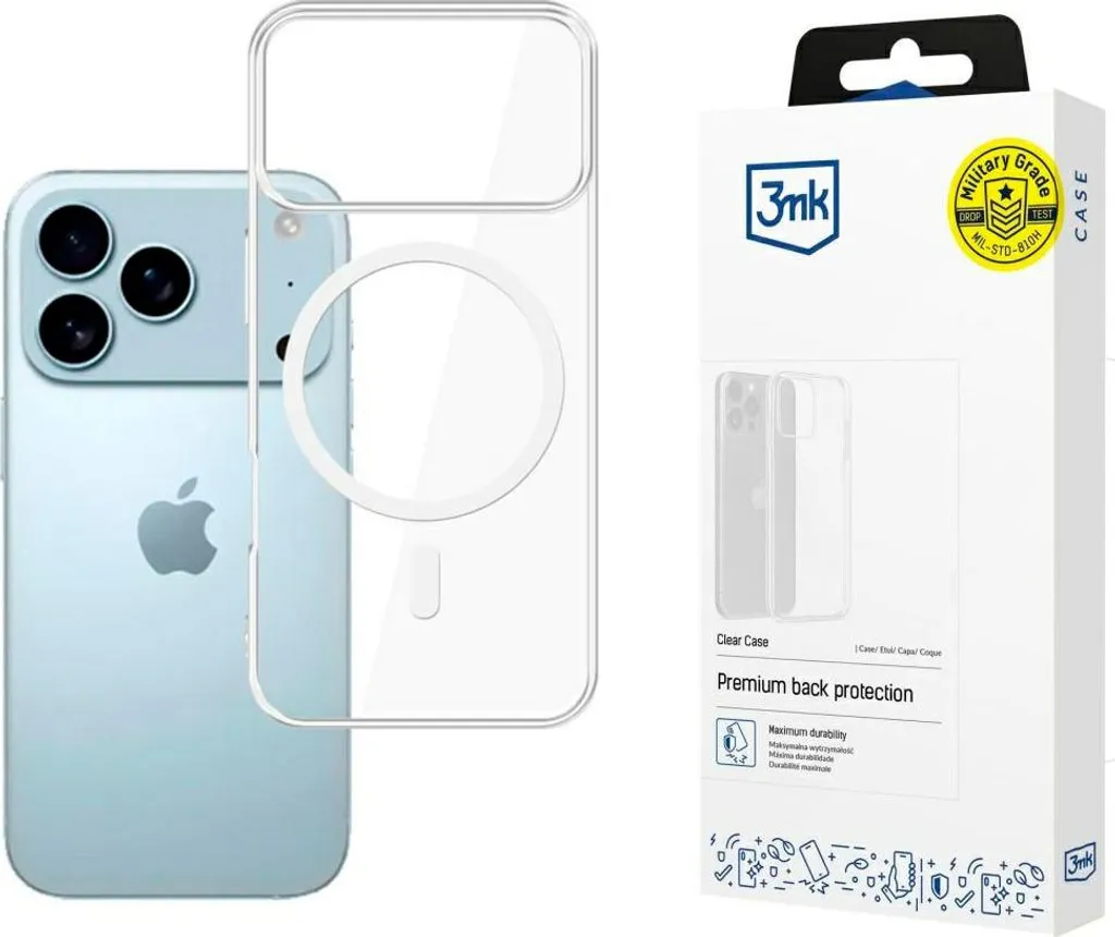 Cover iPhone 17 Pro Max Anti-Urto 3mk MagCase: Stop ai Graffi! - 3