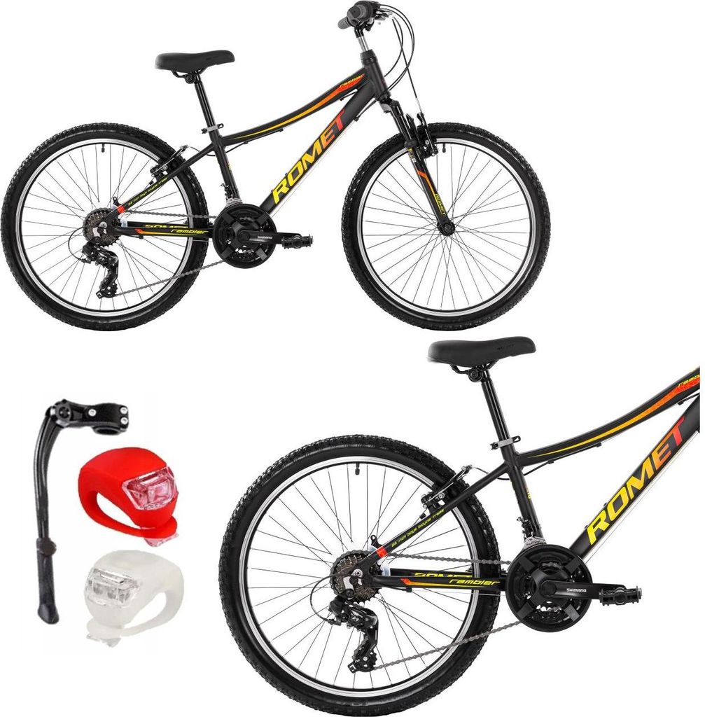 24 Zoll Shimano Romet Rambler MTB Mountainbike für Jungen, e Geschenke, leicht